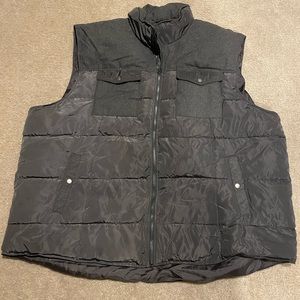 5XLT Goodfellow Charcoal Puffer vest